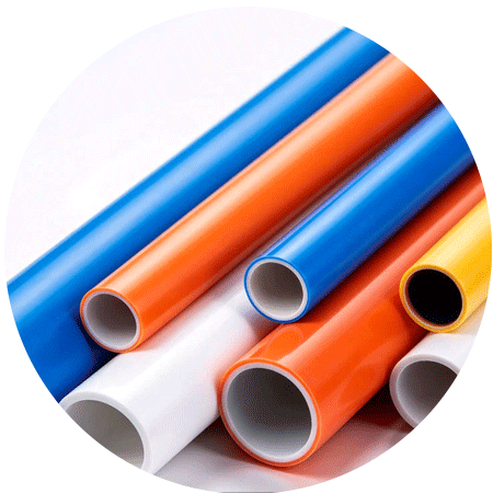 Tuberías de aluminio y plástico